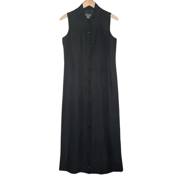 chinese dress ladies Women's Sleeveless Guayabera Dress in Linen and Cotton Large / Aquamarine main image 0